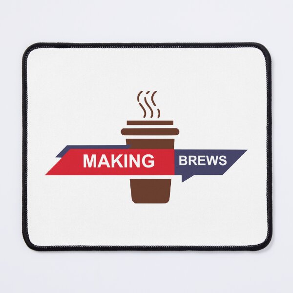 Item preview, Making Brews - Coffee Lover Breaking News Parody Design designed and sold by ChilliStylish.