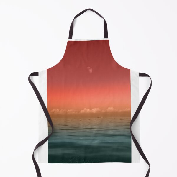 Item preview, Orange Sunset Waves Photographic Print designed and sold by Mother-Nature65.