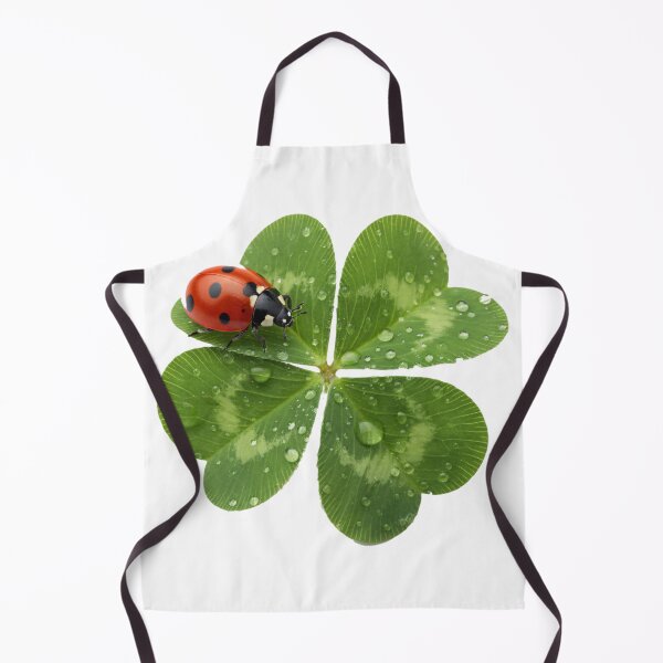 Item preview, Realistic Photo Ladybug on Four-Leaf Clover with Dew Drops | Good Luck Symbol designed and sold by Wild-way Art.