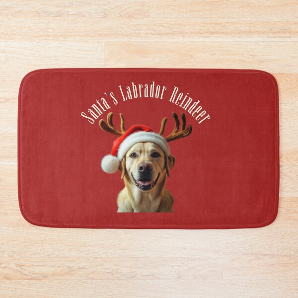 Item preview, Santa’s Labrador Reindeer – Funny Christmas Dog Design designed and sold by YuJoDesigns.
