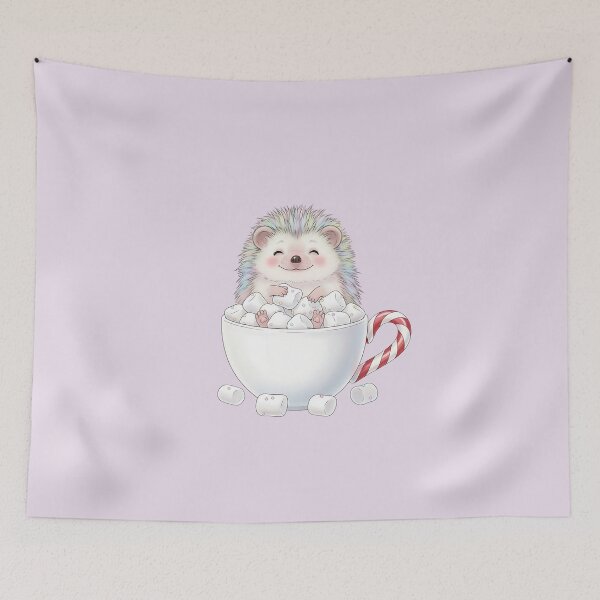 Item preview, Cute Hedgehog Marshmallow Bath designed and sold by Itsheartshop.