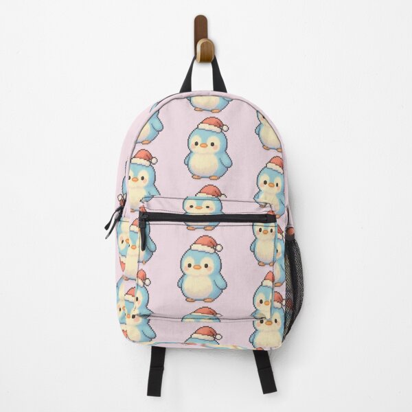 Item preview, Christmas Penguin – Cute Pastel Pixel Art – Holiday Winter Animal designed and sold by BROHLine Studio.