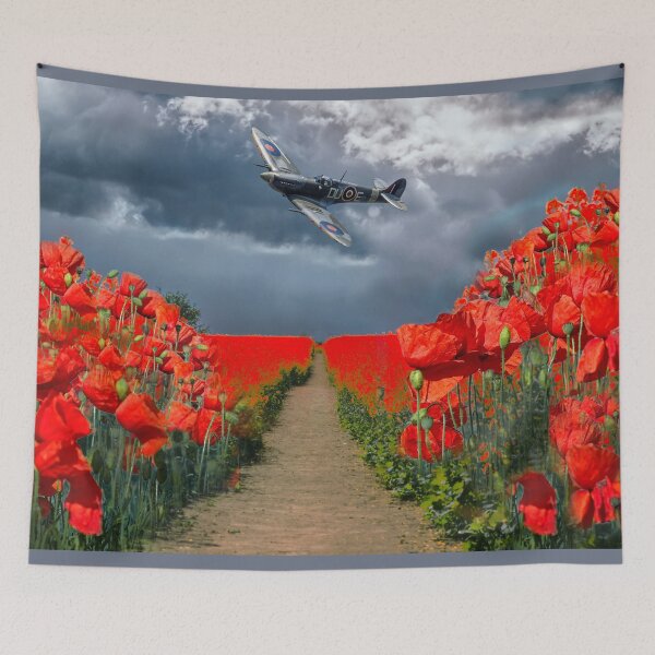 Item preview, Spitfire Poppy Field designed and sold by Alisonchambers2.