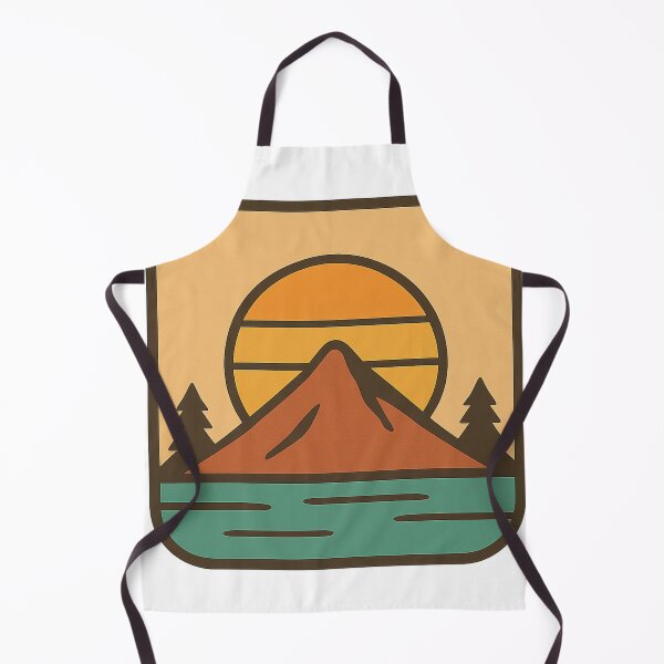 Item preview, Vintage Sunset Mountain Minimalist Landscape designed and sold by RkRihan.