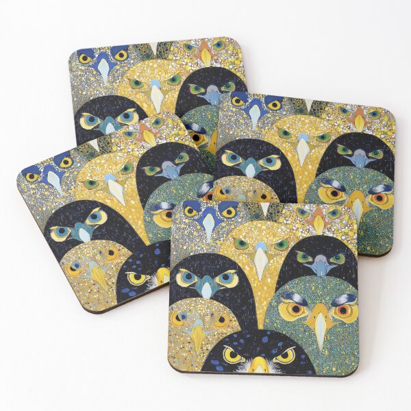 Item preview, NINE EAGLE FACES - illustration .1 designed and sold by lautir.
