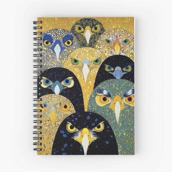 Item preview, NINE EAGLE FACES - illustration .1 designed and sold by lautir.