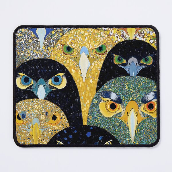 Item preview, NINE EAGLE FACES - illustration .1 designed and sold by lautir.