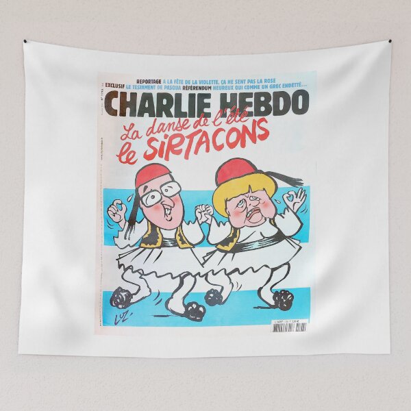 Item preview, Charlie Hebdo, François Hollande and Mrs Merkel designed and sold by JonDelorme.