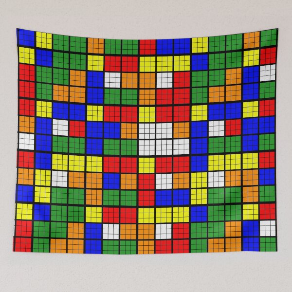 Item preview, ROOBSIX CUBE COLOR BLOCK (Pattern Design) designed and sold by FREEKNSTEIN.