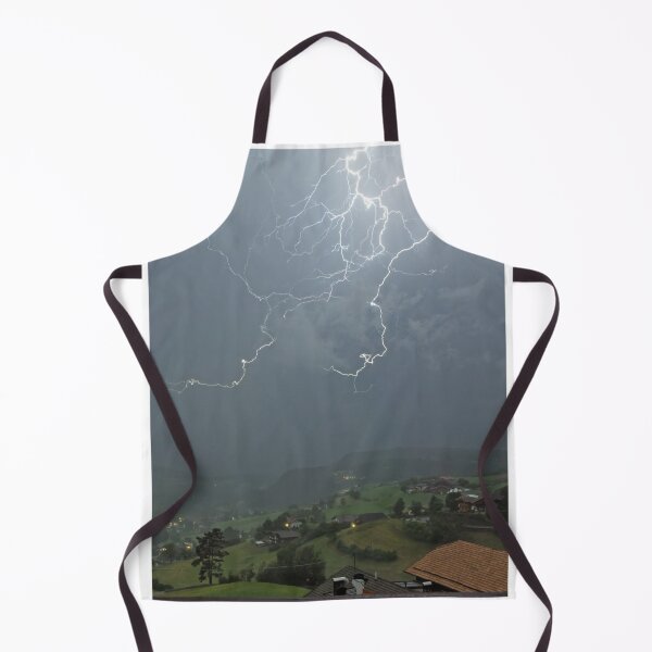 Item preview, Lightning Over Hillside Photographic Print designed and sold by Mother-Nature65.