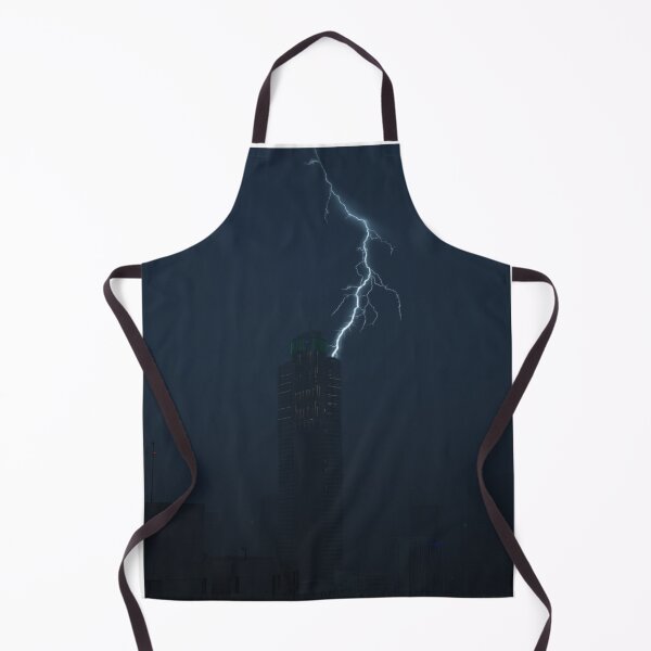 Item preview, Lightning Strikes Tower Photographic Print designed and sold by Mother-Nature65.