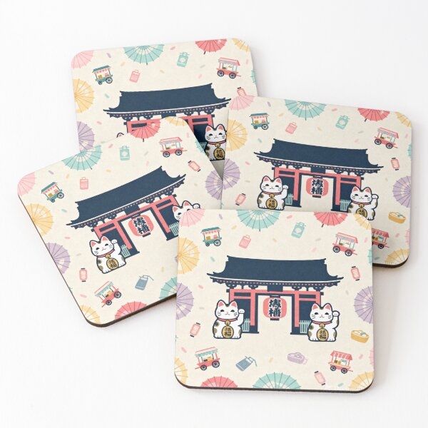 Item preview, Maneki Neko at Asakusa – Lucky Kaminarimon designed and sold by yukyukyuk.