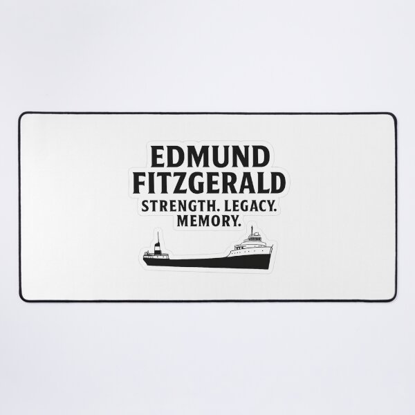 Item preview, Edmund Fitzgerald Strength Legacy Memory Sticker | Maritime Tribute Art designed and sold by Gurjeetpixelart.