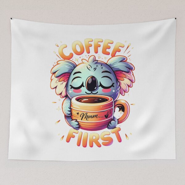 Item preview, Coffee First #16 – Coffee espresso depresso, cozy vibes and coffee designed and sold by MyAceCrafts.