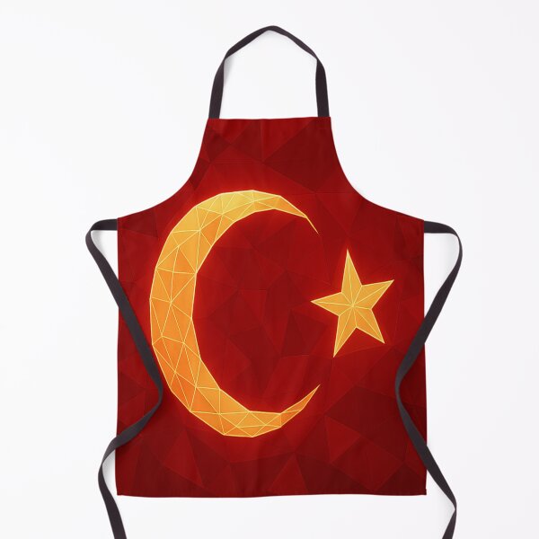 Item preview, Geometric Polygon Turkish Flag Design – Futuristic Red Turkey Art | Istanbul Europe Turkish Nation Symbol designed and sold by Globalcitytees.