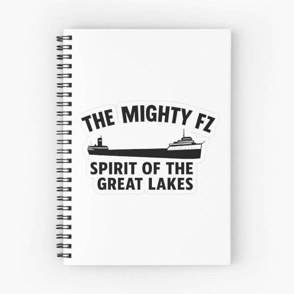 Item preview, The Mighty Fitz Spirit of the Great Lakes Sticker | Freighter Tribute Art designed and sold by Gurjeetpixelart.