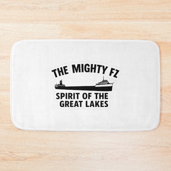 Item preview, The Mighty Fitz Spirit of the Great Lakes Sticker | Freighter Tribute Art designed and sold by Gurjeetpixelart.