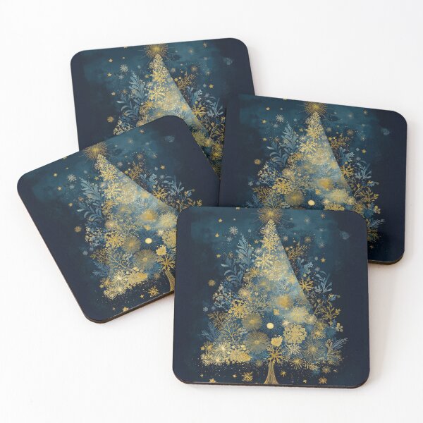 Item preview, Golden Festive Tree Design designed and sold by Blue Horse Photo Magic.