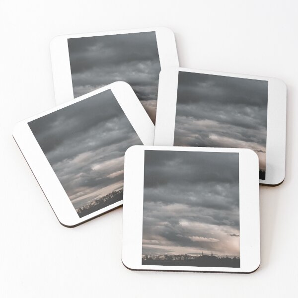 Item preview, Clouds Over Silhouette Landscape Photographic Print designed and sold by Mother-Nature65.