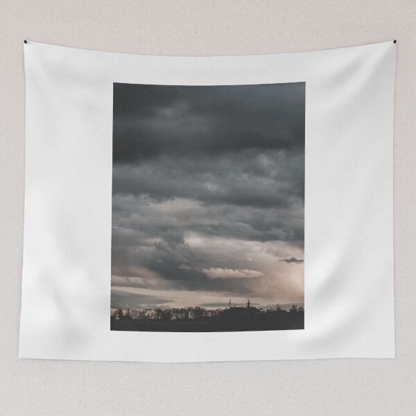 Item preview, Clouds Over Silhouette Landscape Photographic Print designed and sold by Mother-Nature65.