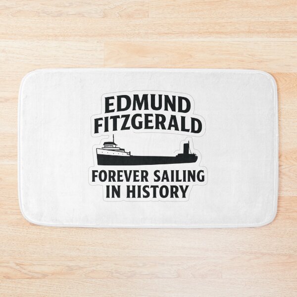 Item preview, Edmund Fitzgerald Forever Sailing in History Sticker | Great Lakes Icon designed and sold by Gurjeetpixelart.