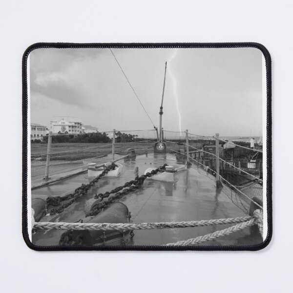 Item preview, Lightning Strikes Ship Deck Photographic Print designed and sold by Mother-Nature65.