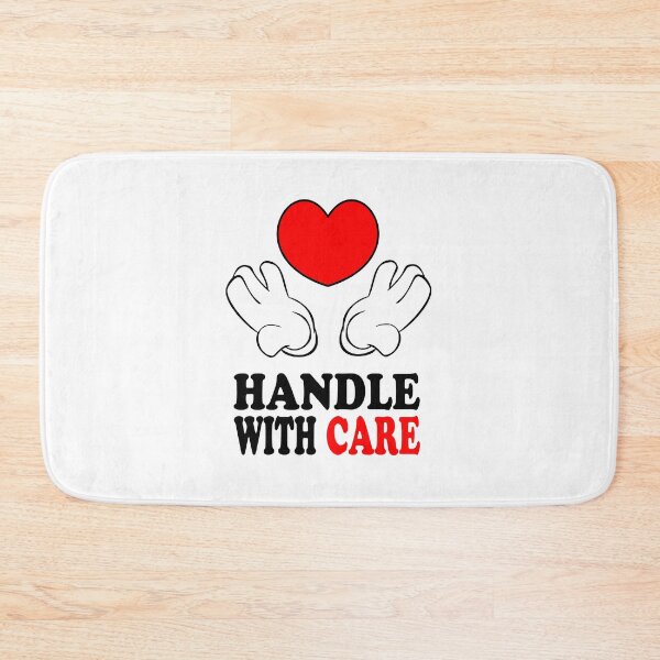 Item preview, Handle With Care – Cartoon Heart Design for Lovers and Dreamers designed and sold by denip.