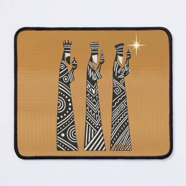 Item preview, Three Wise Men Black & White Christmas Nativity Art designed and sold by SoLunAgua ..