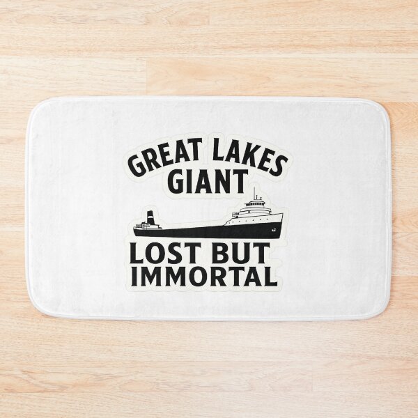 Item preview, Great Lakes Giant Lost But Immortal Sticker | Edmund Fitzgerald Tribute designed and sold by Gurjeetpixelart.