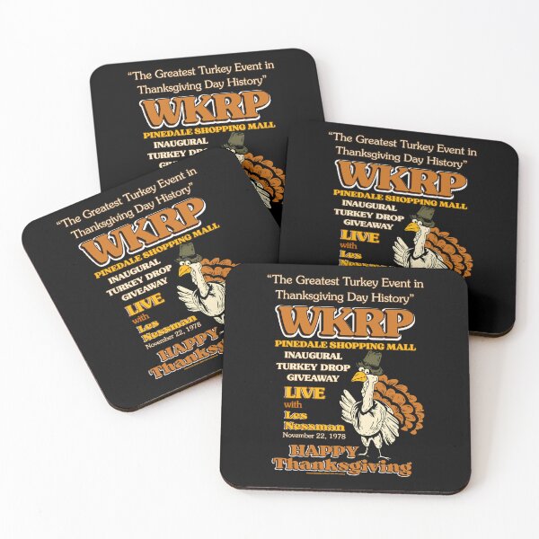 Item preview, WKRP Turkey Drop Giveaway Happy Thanksgiving designed and sold by theflandonian.