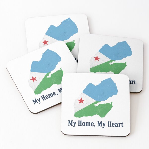 Item preview, DJibouti my home my heart designed and sold by DjibProp.