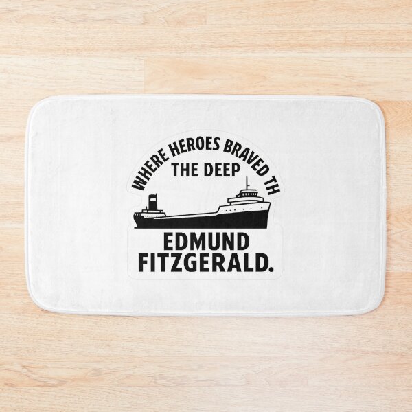 Item preview, Where Heroes Braved the Deep Sticker | Edmund Fitzgerald Memorial designed and sold by Gurjeetpixelart.