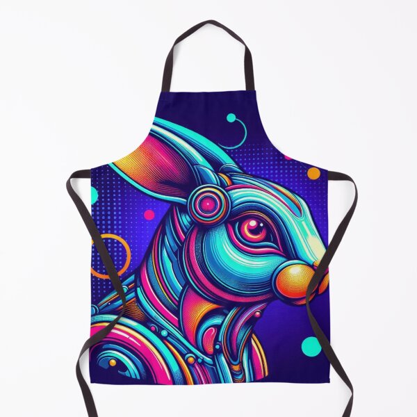 Item preview, cute robotic futuristic bunny designed and sold by Dogandesighn.