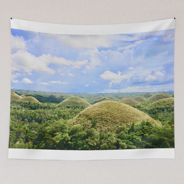 Item preview, Chocolate Hills in the Philippines – Majestic Landscape / Swiss Artwork Photography designed and sold by Raphael Wolf.