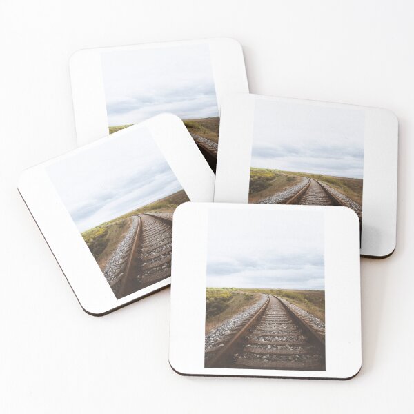 Item preview, Rail Road To Horizon Photographic Print designed and sold by Mother-Nature65.