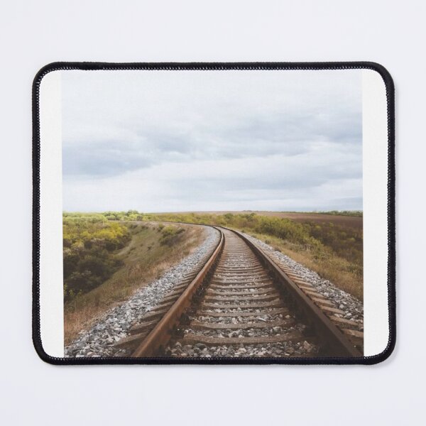 Item preview, Rail Road To Horizon Photographic Print designed and sold by Mother-Nature65.