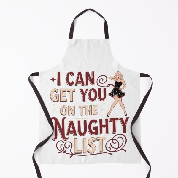 Item preview, Funny Get You On The Naughty List Christmas Humor designed and sold by ArtFromBeyond.