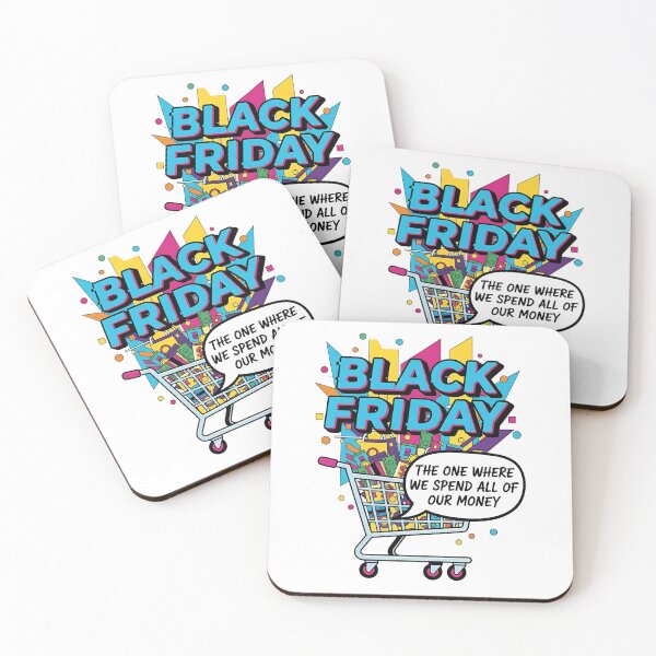Item preview, Black Friday – The One Where We Spend All Our Money Shopping Cart designed and sold by Pixelmap.
