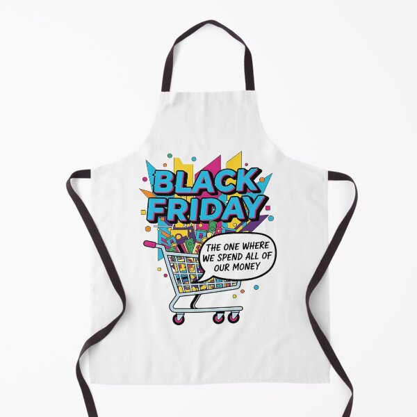 Item preview, Black Friday – The One Where We Spend All Our Money Shopping Cart designed and sold by Pixelmap.