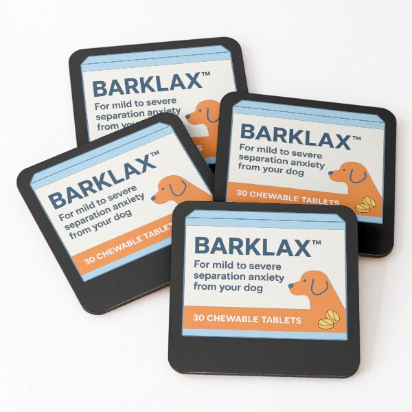 Item preview, Barklax™ – For mild to severe separation anxiety from your dog | Funny Dog Lover Fake Medicine Parody designed and sold by pharmafeels.