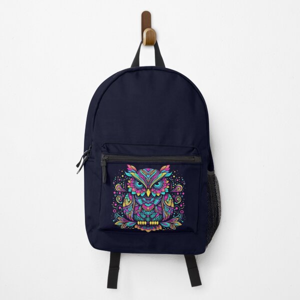 Item preview, Colorful geometric decorative mystic owl designed and sold by Dogandesighn.