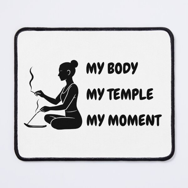 Item preview, My Body My Temple Yoga Meditation Design designed and sold by NIcholas-Soares.