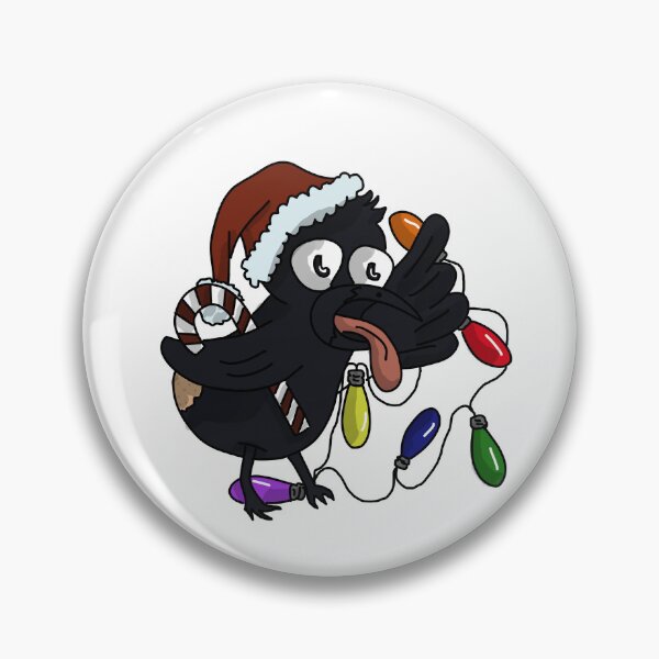 Item preview, Cute Christmas Crow/Raven  designed and sold by xuxucomics.