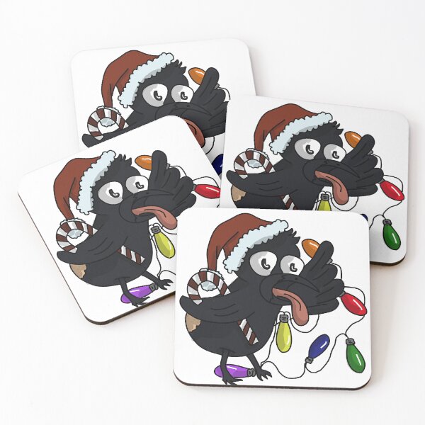 Item preview, Cute Christmas Crow/Raven  designed and sold by xuxucomics.