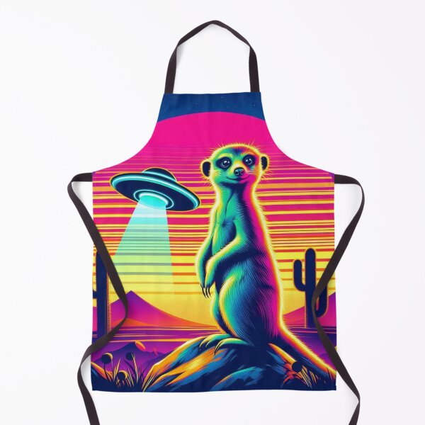 Item preview, Cute suricata and ufo designed and sold by Dogandesighn.