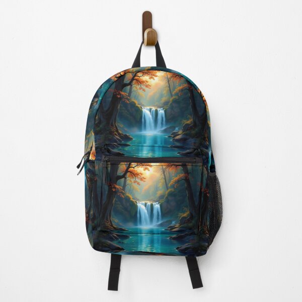Item preview, Hidden Cascade of Autumn Light designed and sold by PawPrintedArt.