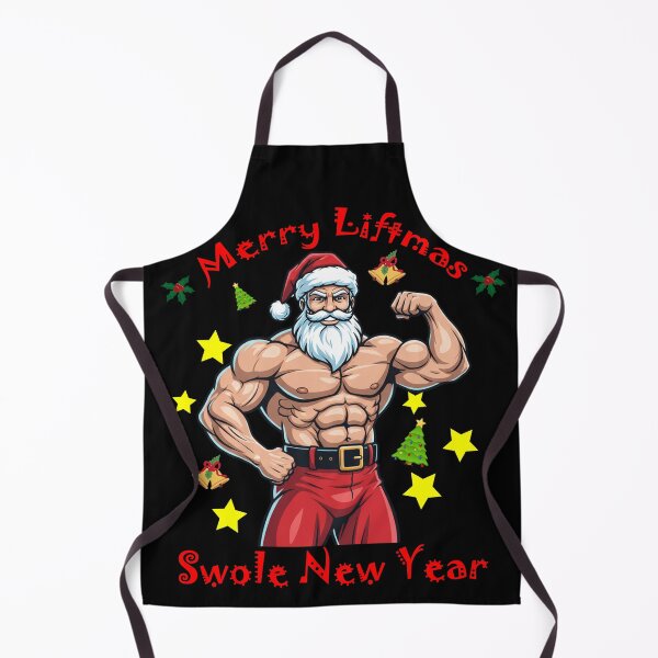 Item preview, Merry Liftmas & A Swole New Year | Funny Gym Christmas Workout Tshirt designed and sold by Born To Be Fit.