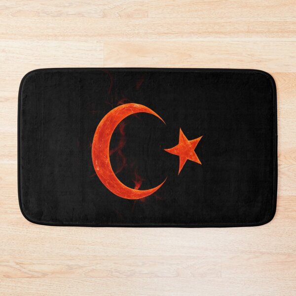 Item preview, Magical Turkish Flag in Swirling Smoke – Atmospheric Red Turkey Design Inspired by Istanbul designed and sold by Globalcitytees.