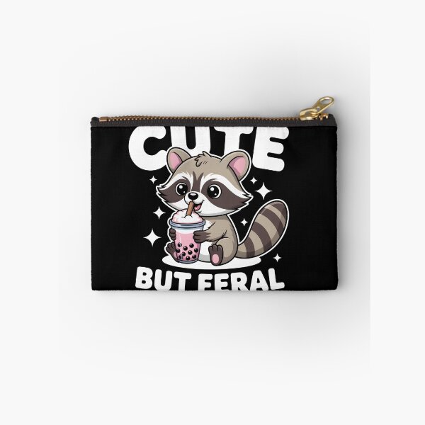 Artikelvorschau, Niedlicher Waschbär-Boba-Tee – Kawaii, süß, aber wild, lustiges Tier entworfen und verkauft von ViktoonShirts.