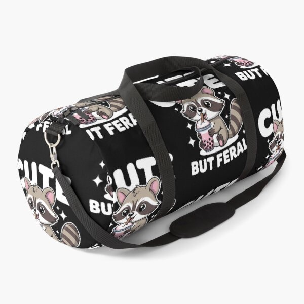 Item preview, Cute Raccoon Boba Tea – Kawaii Cute But Feral Funny Animal  designed and sold by ViktoonShirts.